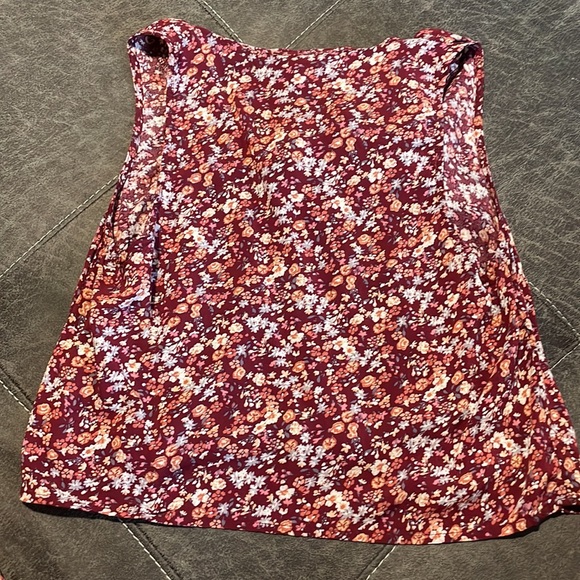 Forever21 Neck Tie Floral Crop Top - Picture 4 of 5